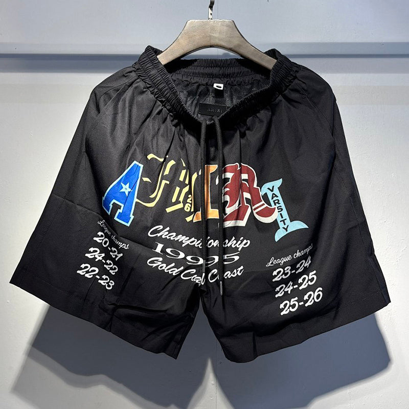 AMIRI VARSITY PATCH CAMP SHIRT SETS