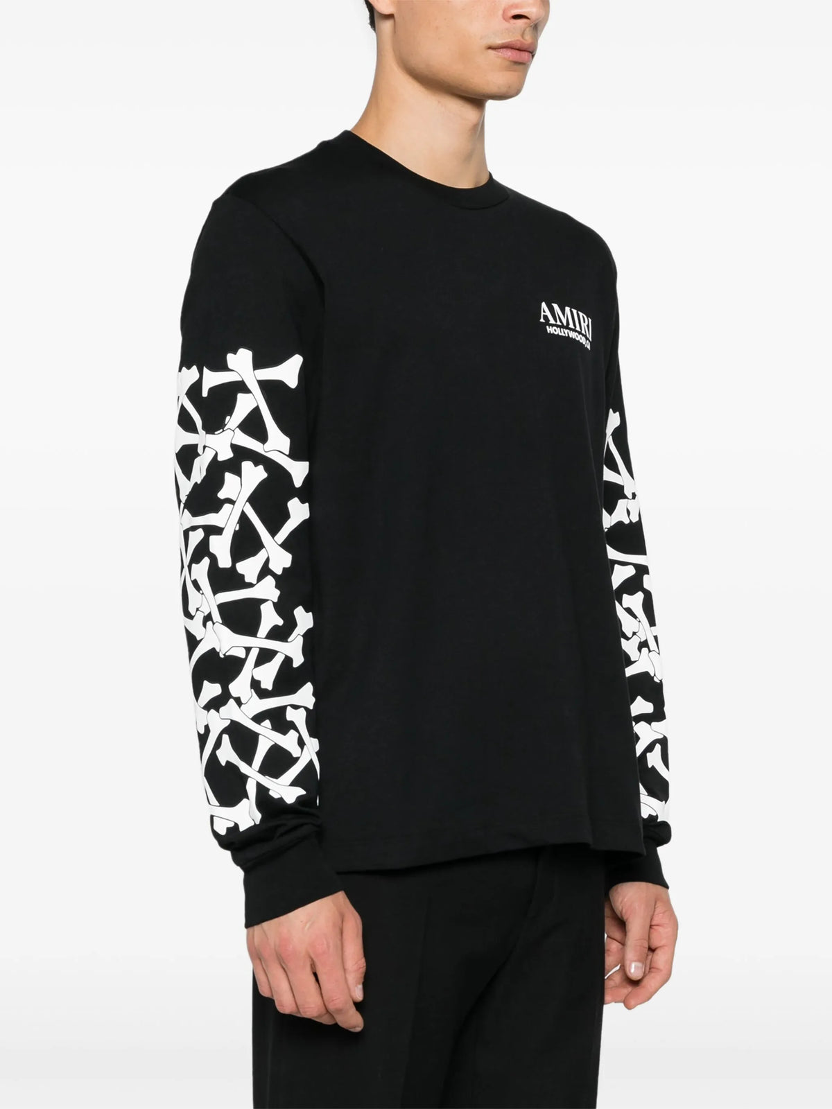 AMIRI Bones Stacked T-shirt Long Sleeve Tee
