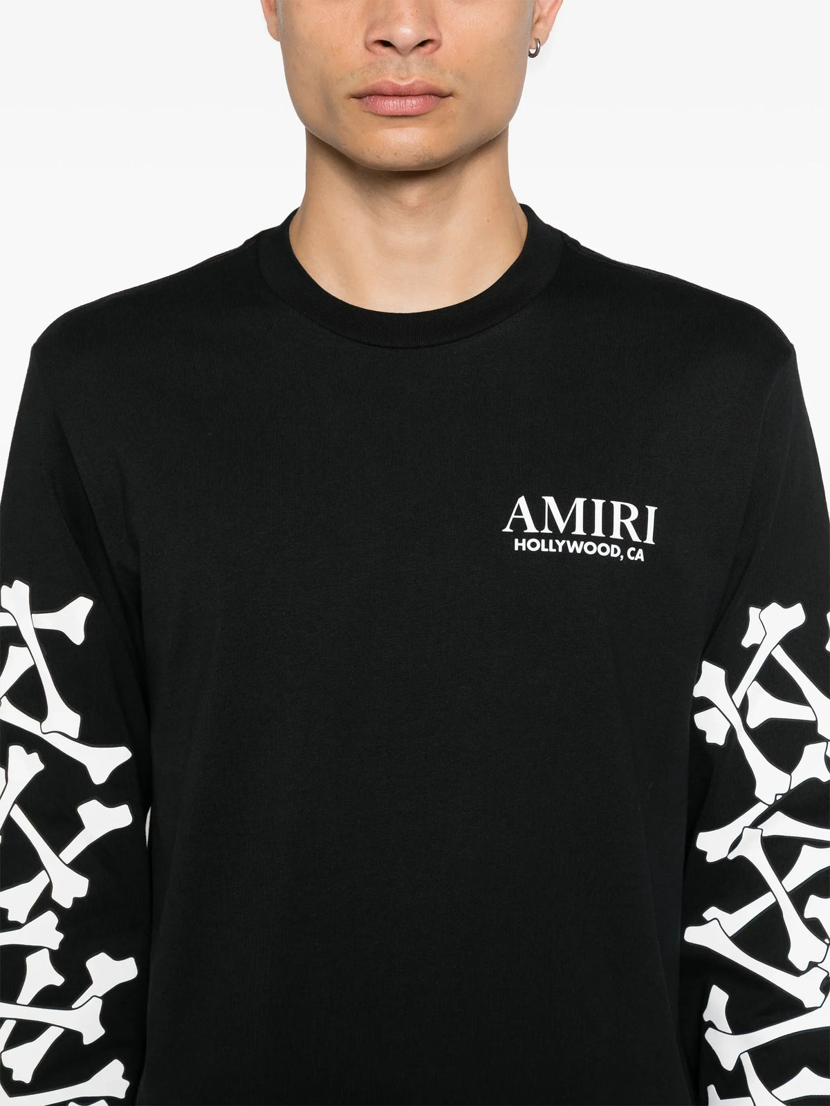 AMIRI Bones Stacked T-shirt Long Sleeve Tee