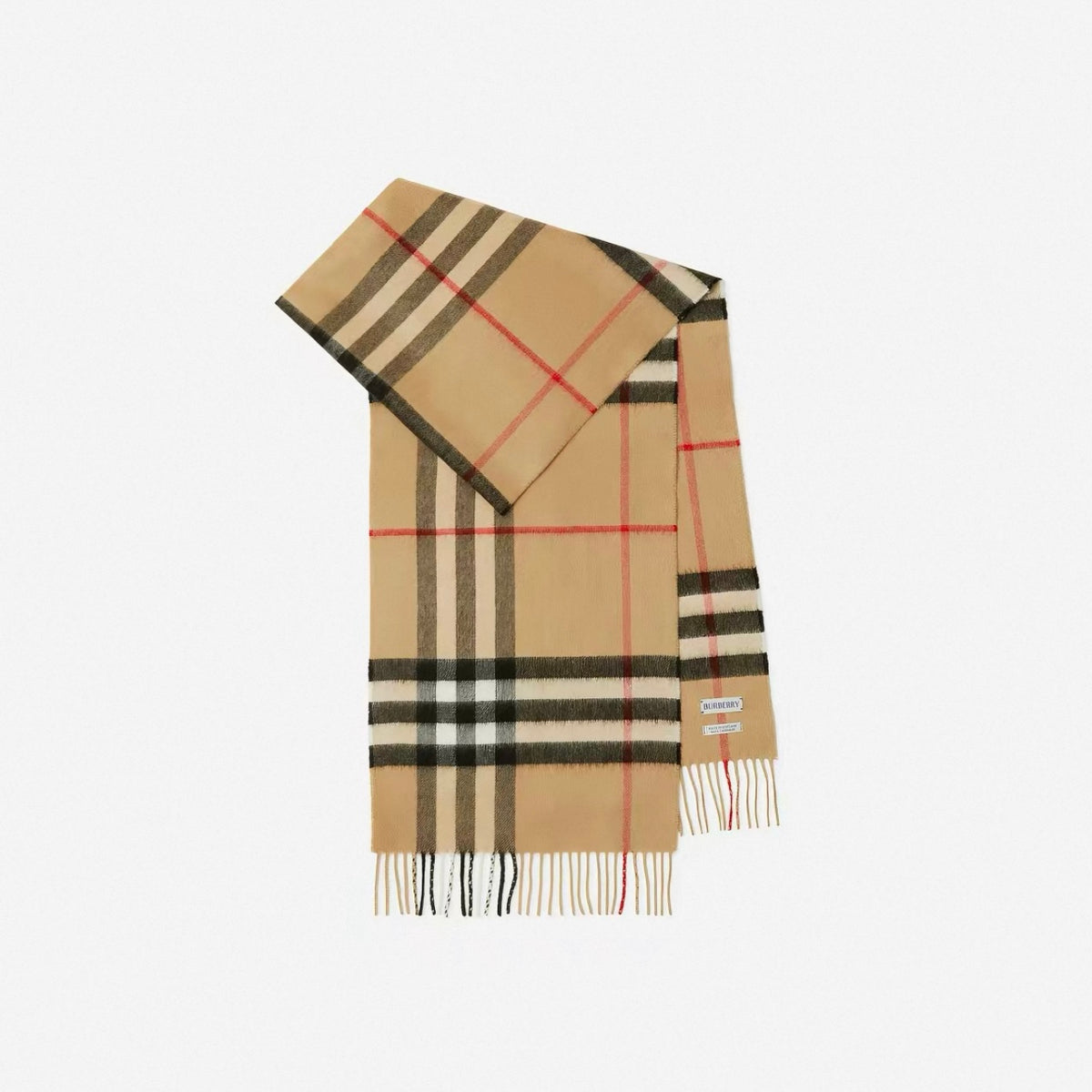 burberry Classic Plaid Cashmere Scarf – Available in Multiple Colors