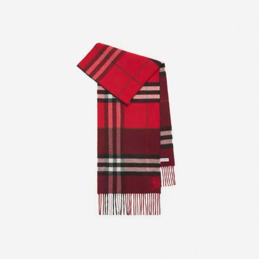 burberry Contrast-check cashmere scarf – available in multiple colors