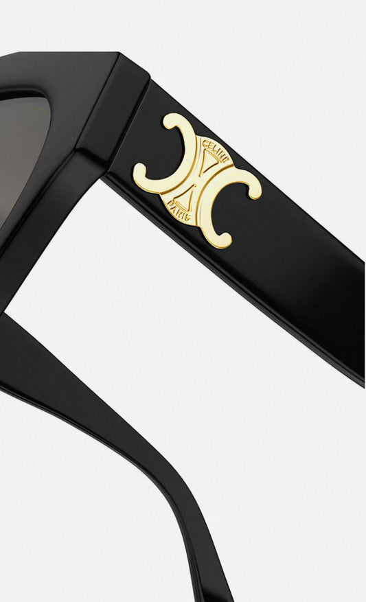 Celine Triomphe Women's Square Sun Protection Sunglasses CL40253F