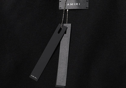 AMIRl Street Style Long Sleeves Plain Cotton Logo Hoodies AMIRI