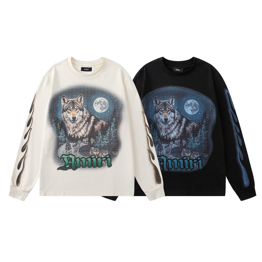 Amiri Crystal Ball T-Shirt Long Sleeve Tee