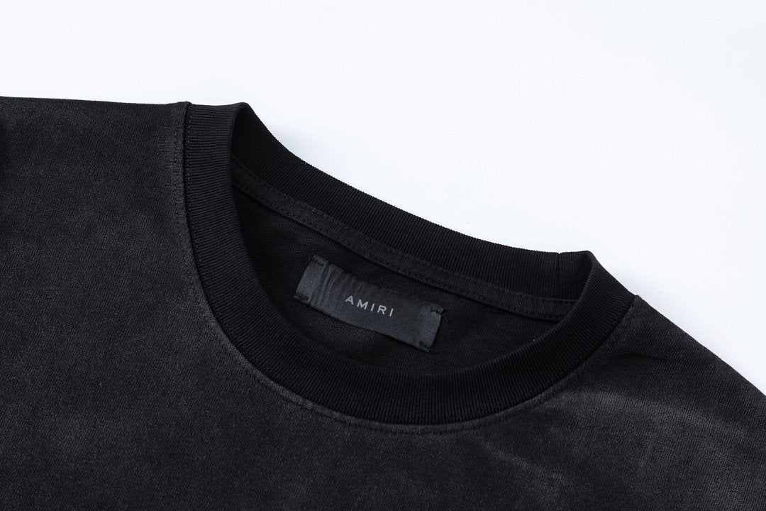 AMIRI crystal-embellished logo-print T-shirt