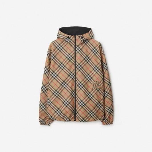 burberry Men's Reversible Lightweight Check Jacket