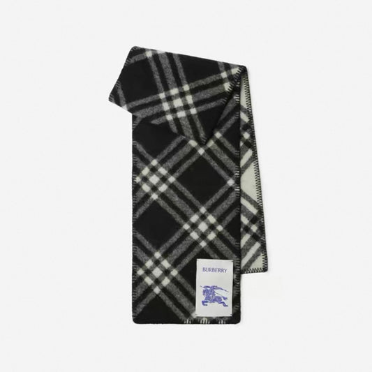 burberry Checkered wool scarf – multi-colored